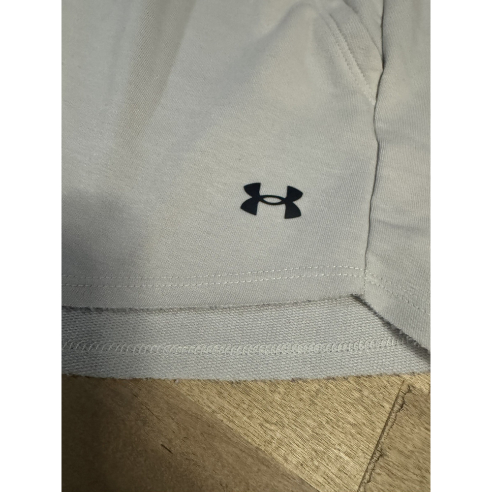 Under Armour Women Size L Gray The Rock Iron Paradise High Rise athletic Shorts - Picture 4 of 10